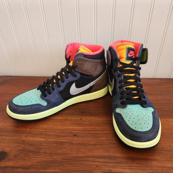 Air Jordan 1 Men's Size 8 Retro High OG Bio Hack Multicolor 555088-201 - Picture 8 of 11